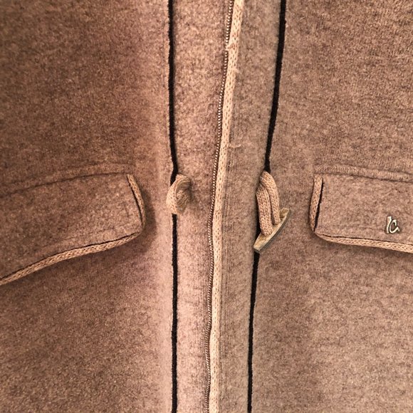 Made in Austria Women's Boiled Wool Three-Quarter Coat - Picture 4 of 7